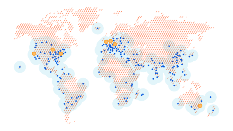 microsoft peerings map