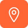 Icon Tile Location Pin